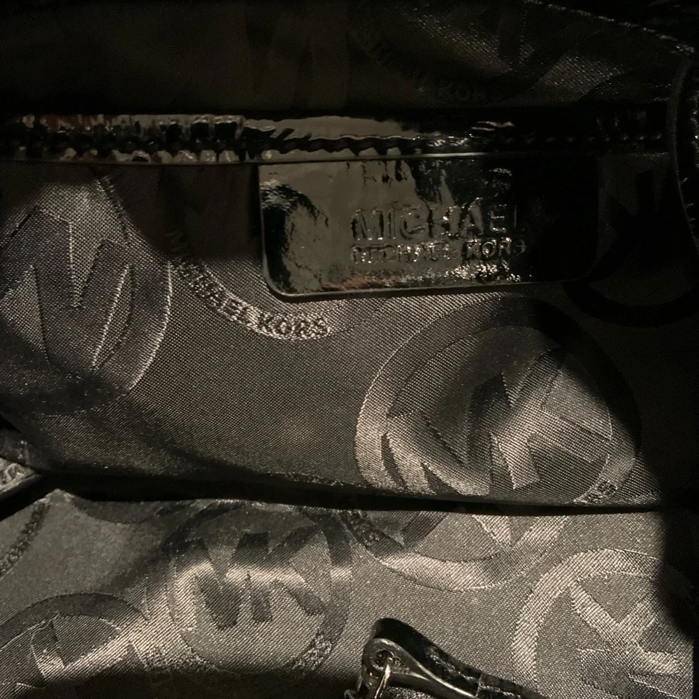 Michael Kors Patent Leather Handbag - Picture 10 of 11